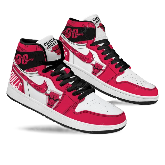 LIMITED EDITION - NEW CUSTOMIZED NBA19 CH BULLS AIR JORDAN SNEAKERS