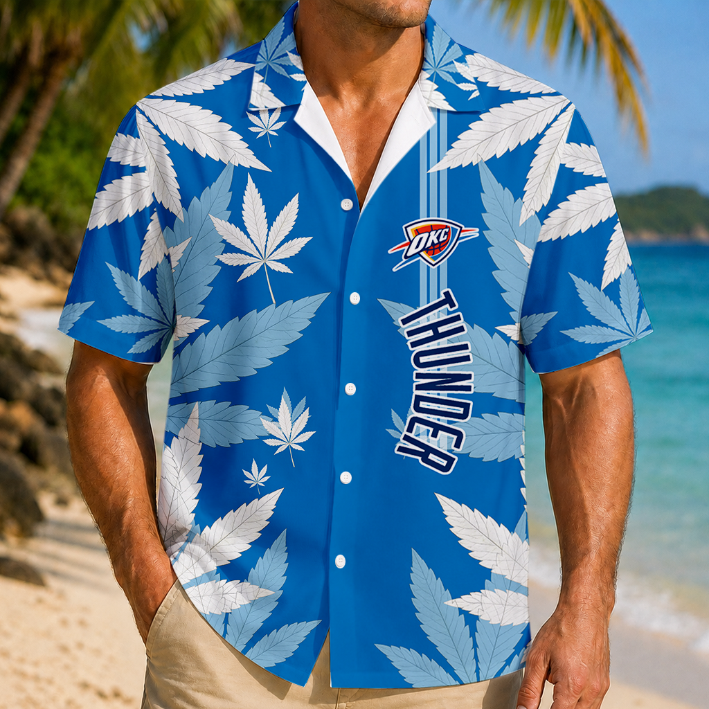 LIMITED EDITION - NEW CUSTOMIZED NBA01 OCT OKLAHOMA CITY THUNDER UNISEX HAWAIIAN SHIRT