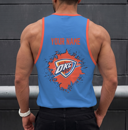 LIMITED EDITION - NEW CUSTOMIZED NBA01 OCT OKLAHOMA CITY THUNDER UNISEX TANK TOP
