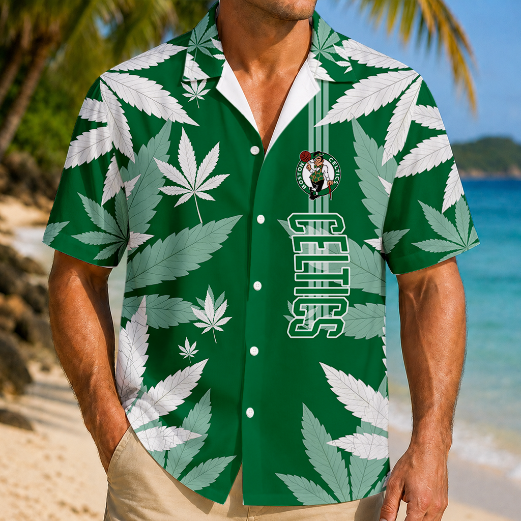 LIMITED EDITION - NEW CUSTOMIZED NBA03 BCE BOSTON CELTICS UNISEX HAWAIIAN SHIRT