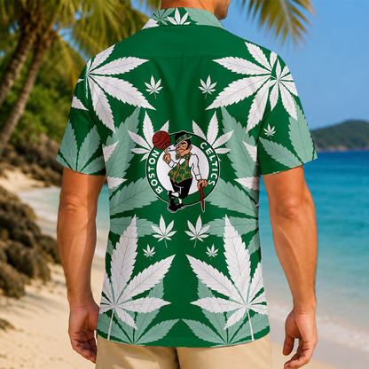 LIMITED EDITION - NEW CUSTOMIZED NBA03 BCE BOSTON CELTICS UNISEX HAWAIIAN SHIRT