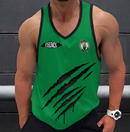 LIMITED EDITION - NEW CUSTOMIZED NBA03 BCE BOSTON CELTICS UNISEX TANK TOP