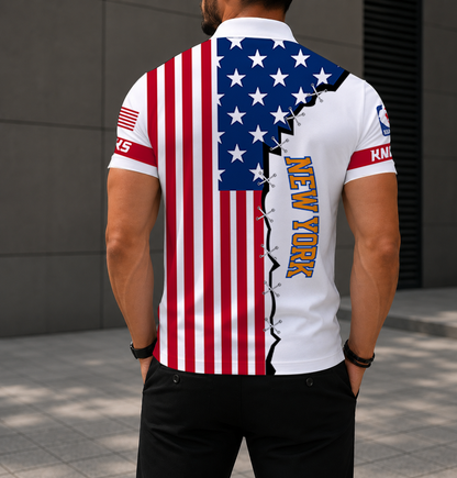 LIMITED EDITION - NEW CUSTOMIZED NBA04 NYK NEW YORK KNICKS POLO SHIRT, ZIP POLO SHIRT & T-SHIRTS
