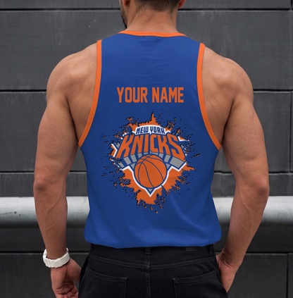 LIMITED EDITION - NEW CUSTOMIZED NBA04 NYK NEW YORK KNICKS UNISEX TANK TOP
