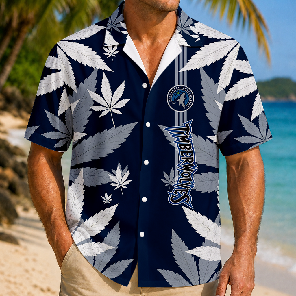 LIMITED EDITION - NEW CUSTOMIZED NBA05 MTW MINNESOTA TIMBERWOLVES UNISEX HAWAIIAN SHIRT