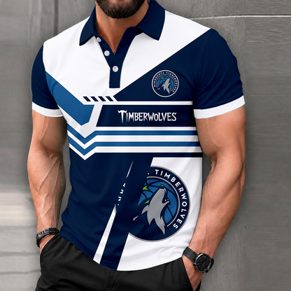 LIMITED EDITION - NEW CUSTOMIZED NBA05 MTW MINNESOTA TIMBERWOLVES POLO SHIRT, ZIP POLO SHIRT & T-SHIRTS