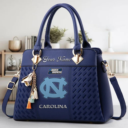 LIMITED EDITION - NEW CUSTOMIZED MAM NCAA04 ICB UCLA BRUINS ZIP HANDBAG MULTICOLOR