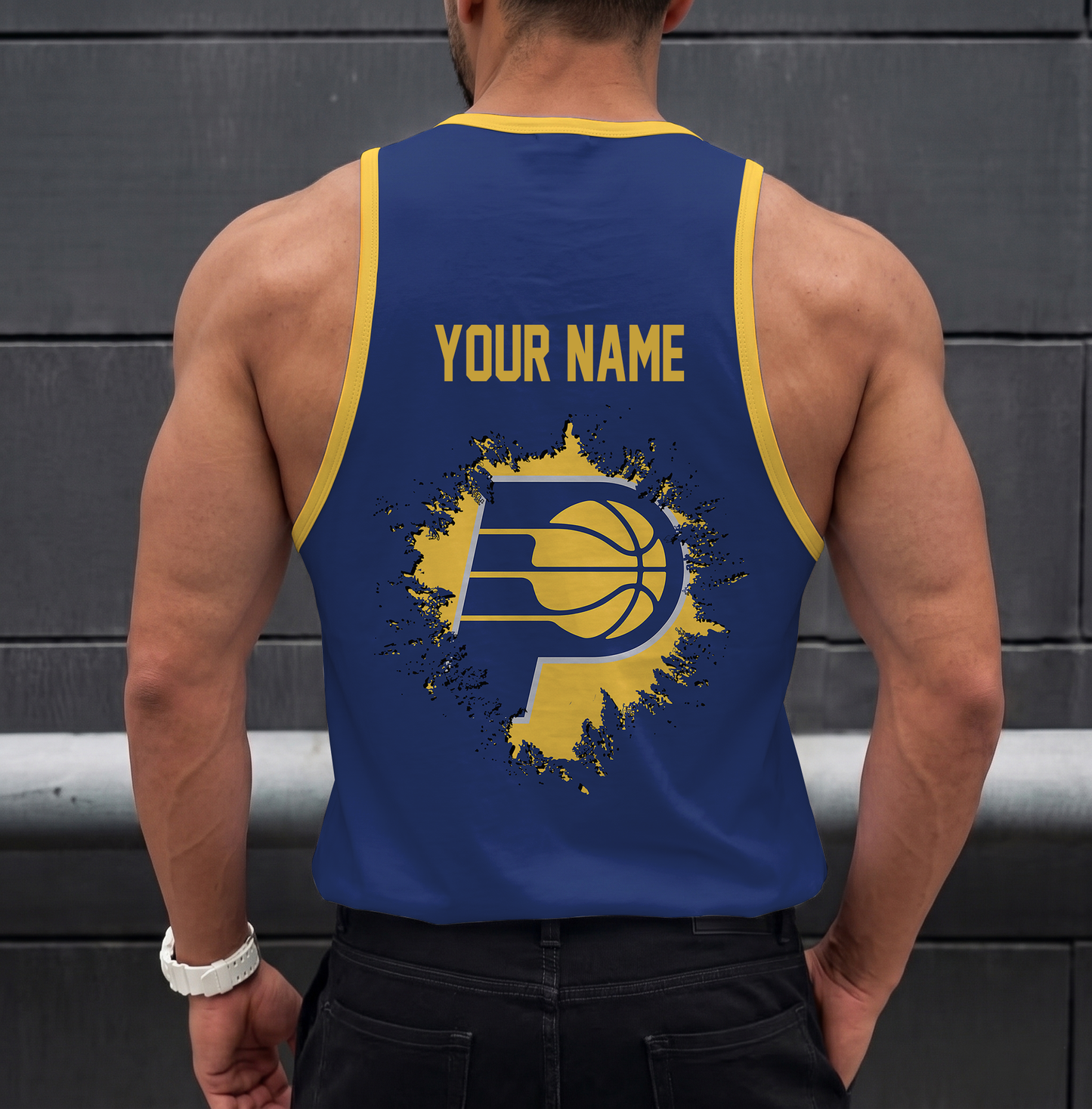 LIMITED EDITION - NEW CUSTOMIZED NBA06 IPA INDIANA PACERS UNISEX TANK TOP
