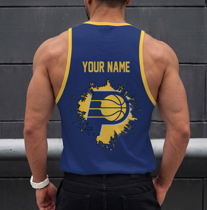 LIMITED EDITION - NEW CUSTOMIZED NBA06 IPA INDIANA PACERS UNISEX TANK TOP