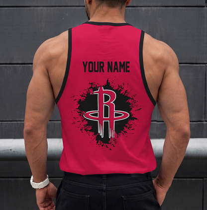 LIMITED EDITION - NEW CUSTOMIZED NBA07 HRO HOUSTON ROCKETS UNISEX TANK TOP