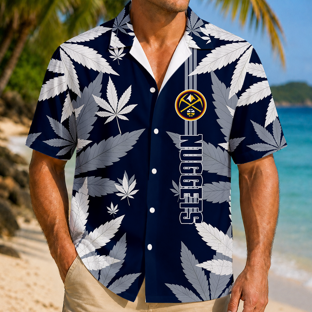 LIMITED EDITION - NEW CUSTOMIZED NBA08 DNU DENVER NUGGETS UNISEX HAWAIIAN SHIRT