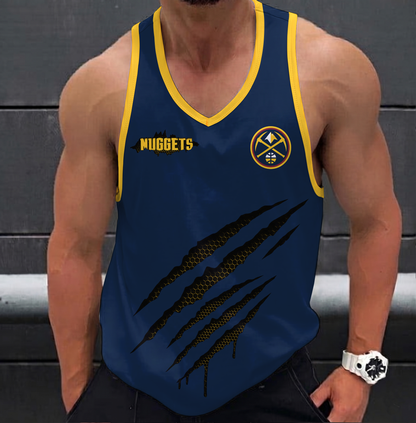 LIMITED EDITION - NEW CUSTOMIZED NBA08 DNU DENVER NUGGETS UNISEX TANK TOP