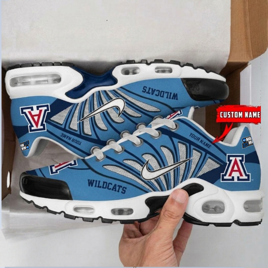 LIMITED EDITION - NEW CUSTOMIZED MAM NCAA09 ARW AR WILCATS UNISEX AIR MAX PLUS SNEAKERS