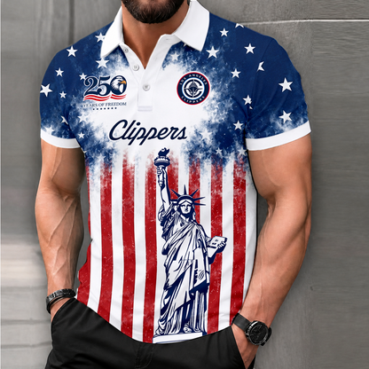 LIMITED EDITION - NEW CUSTOMIZED NBA10 LCL LOS ANGELES CLIPPERS POLO SHIRT, ZIP POLO SHIRT & T-SHIRTS