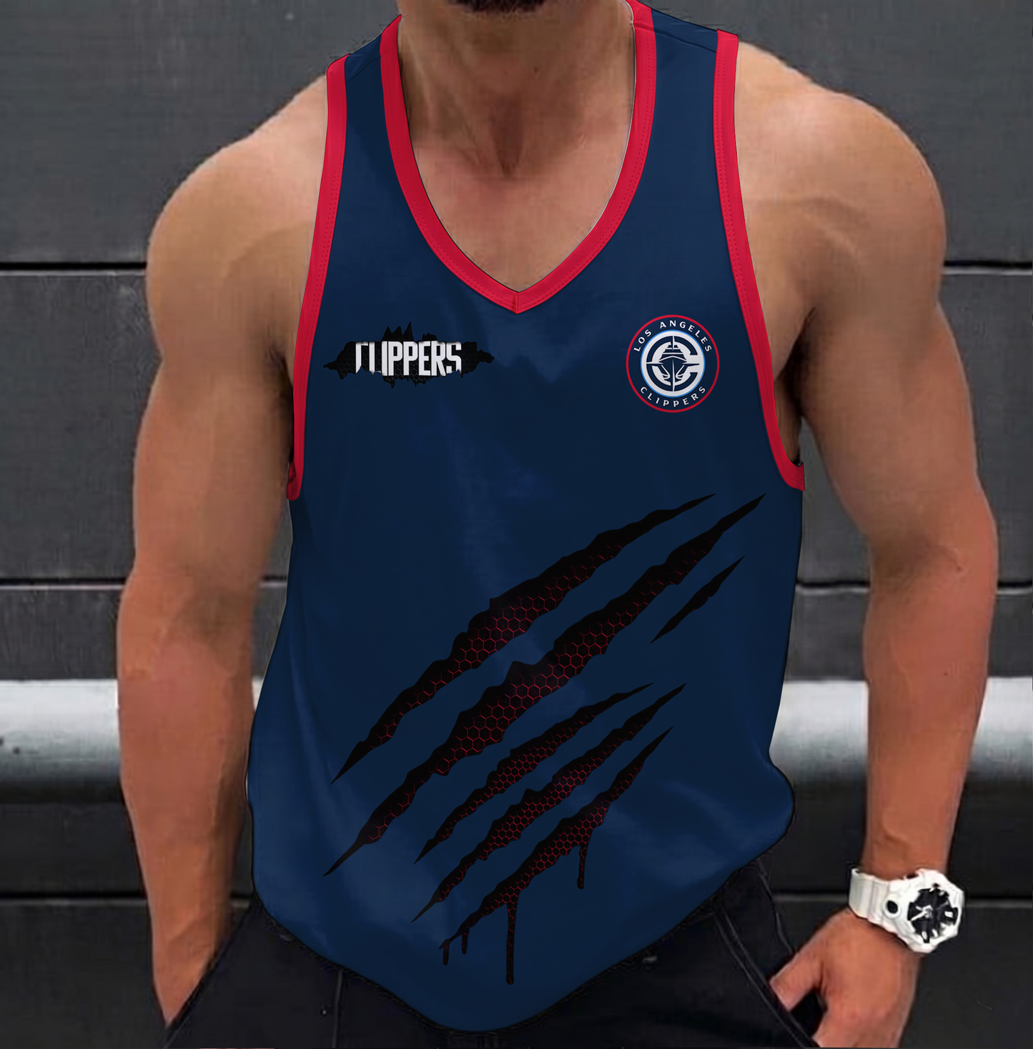 LIMITED EDITION - NEW CUSTOMIZED NBA10 LCL LOS ANGELES CLIPPERS UNISEX TANK TOP