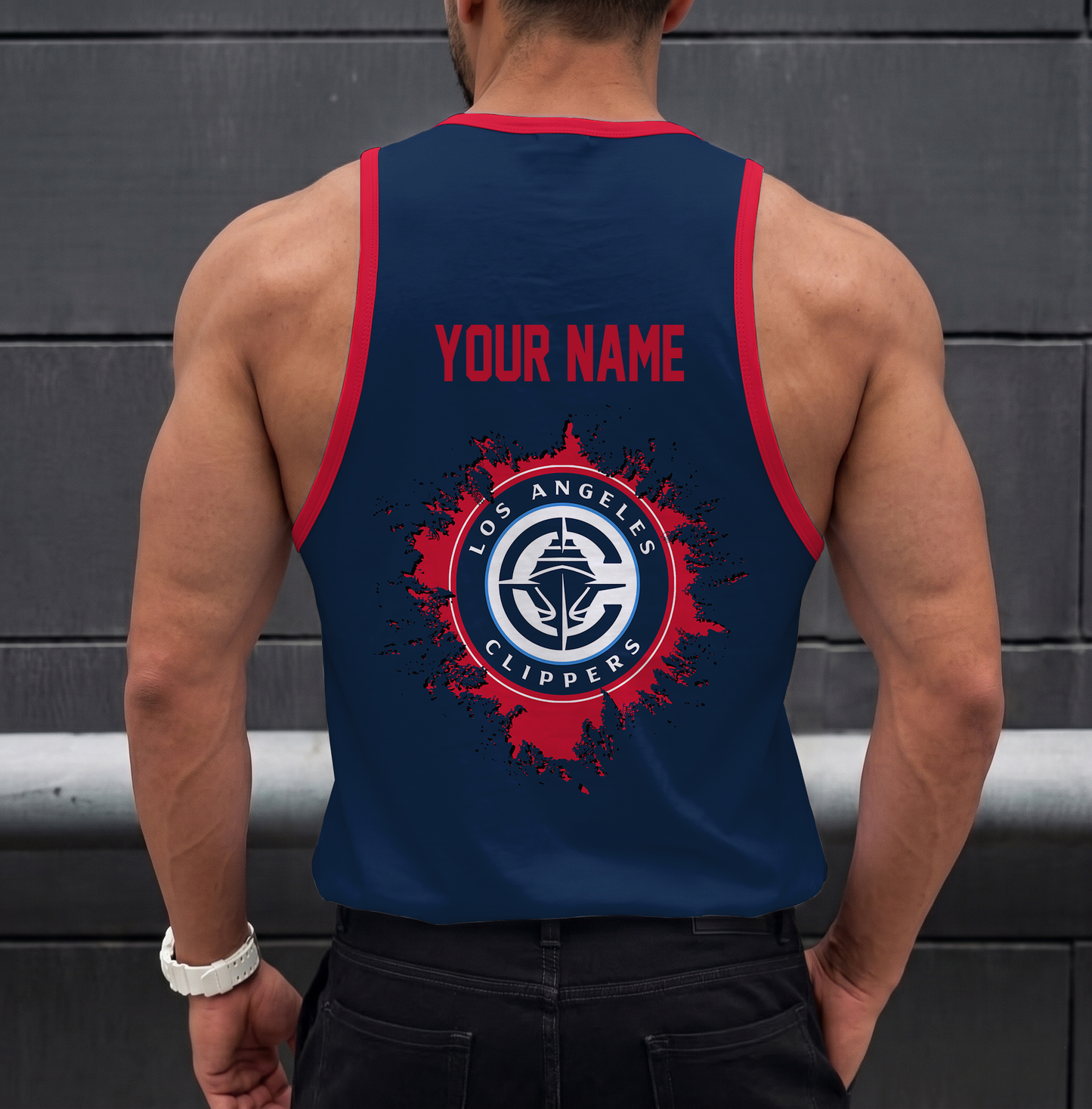 LIMITED EDITION - NEW CUSTOMIZED NBA10 LCL LOS ANGELES CLIPPERS UNISEX TANK TOP