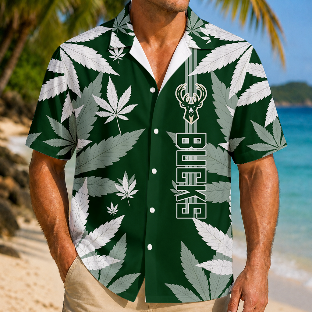 LIMITED EDITION - NEW CUSTOMIZED NBA11 MBU MILWAUKEE BUCKS UNISEX HAWAIIAN SHIRT