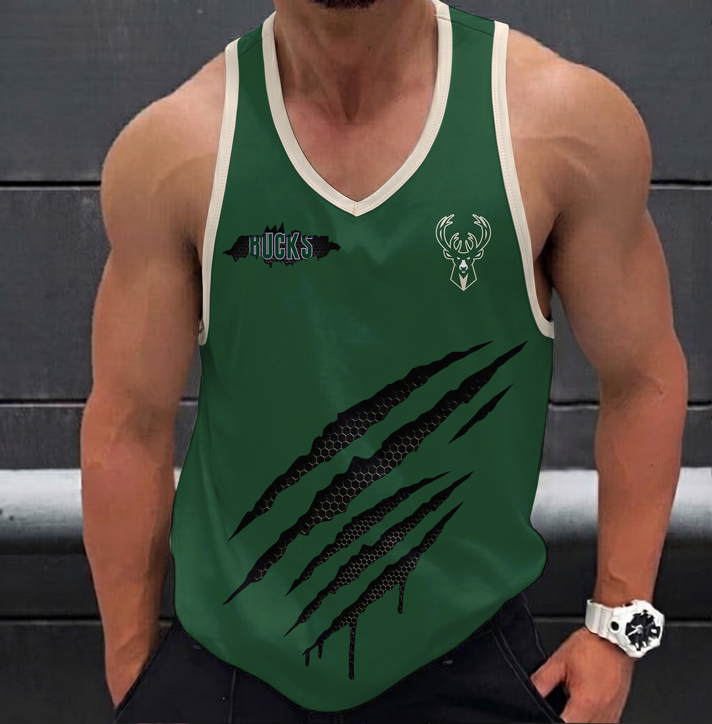 LIMITED EDITION - NEW CUSTOMIZED NBA11 MBU MILWAUKEE BUCKS UNISEX TANK TOP