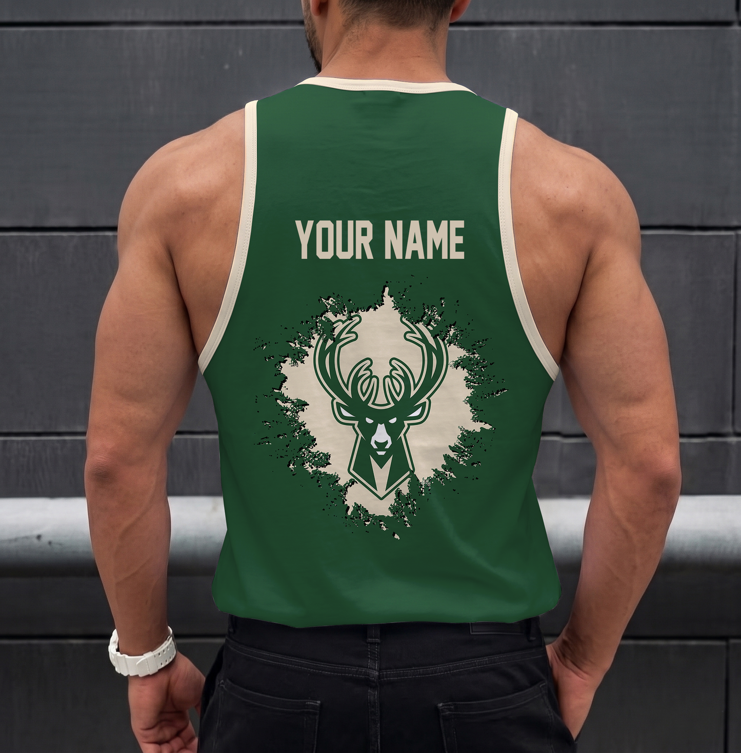 LIMITED EDITION - NEW CUSTOMIZED NBA11 MBU MILWAUKEE BUCKS UNISEX TANK TOP
