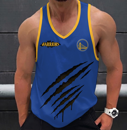 LIMITED EDITION - NEW CUSTOMIZED NBA12 GSW GOLDEN STATE WARRIORS UNISEX TANK TOP