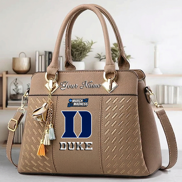LIMITED EDITION - NEW CUSTOMIZED MAM NCAA12 DLD DL DEVILS ZIP HANDBAG MULTICOLOR