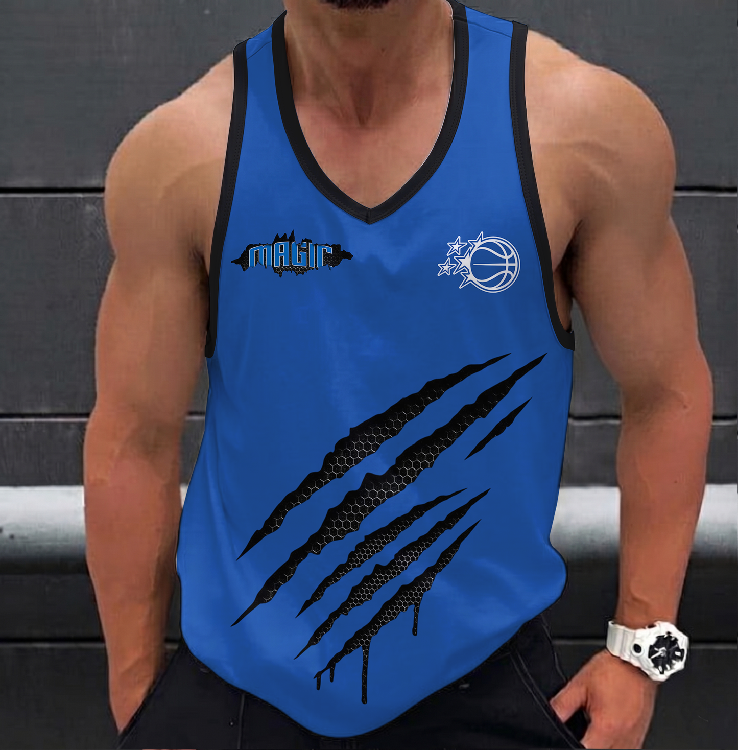 LIMITED EDITION - NEW CUSTOMIZED NBA15 OMA ORLANDO MAGIC UNISEX TANK TOP