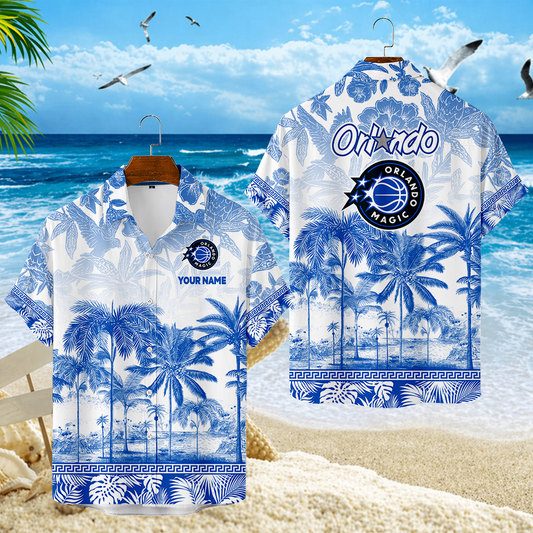FINAL CLEARANCE - NEW CUSTOMIZED NBA15 OMA ORLANDO MAGIC UNISEX HAWAIIAN SHIRT