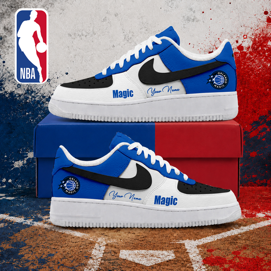 LIMITED EDITION - NEW CUSTOMIZED NBA15 OMA ORLANDO MAGIC AF1 SNEAKERS