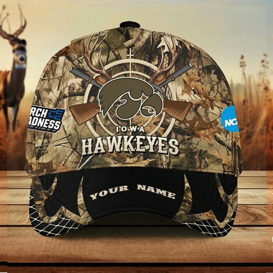 LIMITED EDITION - NEW CUSTOMIZED MAM NCAA16 IWH IW HAWKEYES CLASSIC CAP