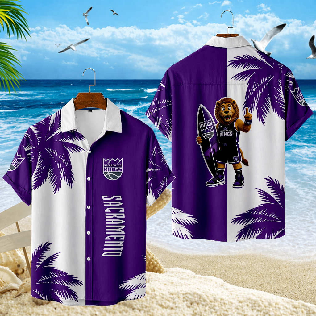 LIMITED EDITION - NEW CUSTOMIZED NBA16 SKI SACRAMENTO KINGS UNISEX HAWAIIAN SHIRT