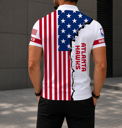 LIMITED EDITION - NEW CUSTOMIZED NBA17 AHA ATLANTA HAWKS POLO SHIRT, ZIP POLO SHIRT & T-SHIRTS