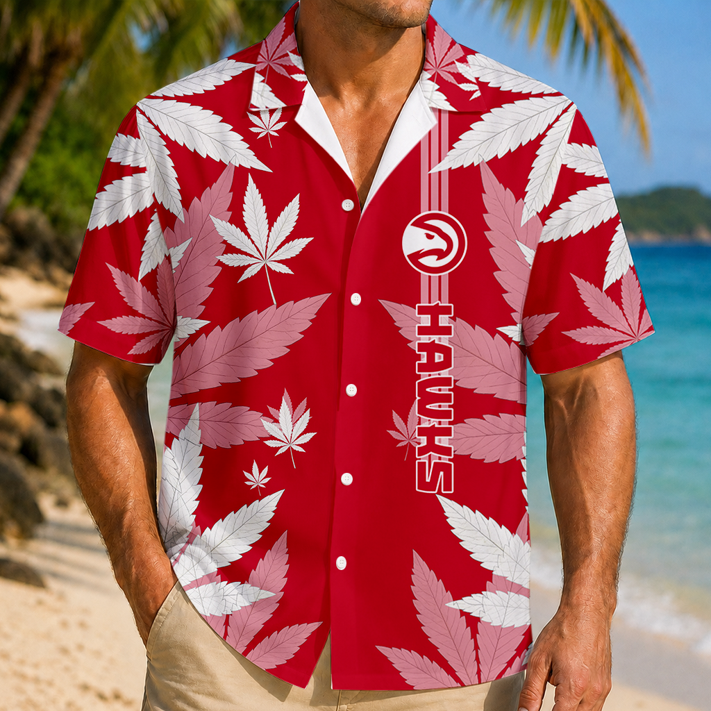 LIMITED EDITION - NEW CUSTOMIZED NBA17 AHA ATLANTA HAWKS UNISEX HAWAIIAN SHIRT