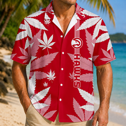 LIMITED EDITION - NEW CUSTOMIZED NBA17 AHA ATLANTA HAWKS UNISEX HAWAIIAN SHIRT
