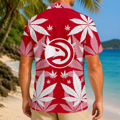 LIMITED EDITION - NEW CUSTOMIZED NBA17 AHA ATLANTA HAWKS UNISEX HAWAIIAN SHIRT