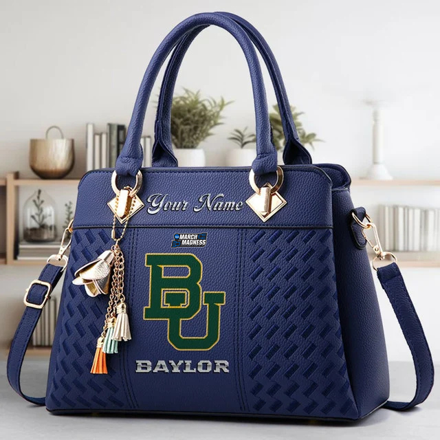 LIMITED EDITION - NEW CUSTOMIZED MAM NCAA18 BAB BA BEARS ZIP HANDBAG MULTICOLOR
