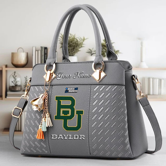 LIMITED EDITION - NEW CUSTOMIZED MAM NCAA18 BAB BA BEARS ZIP HANDBAG MULTICOLOR