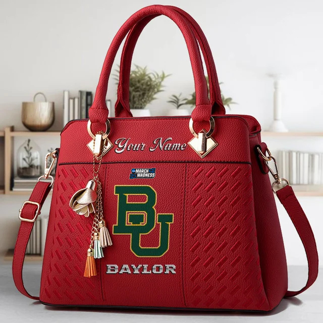 LIMITED EDITION - NEW CUSTOMIZED MAM NCAA18 BAB BA BEARS ZIP HANDBAG MULTICOLOR