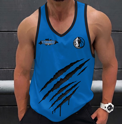 LIMITED EDITION - NEW CUSTOMIZED NBA18 DMA DALLAS MAVERICKS UNISEX TANK TOP