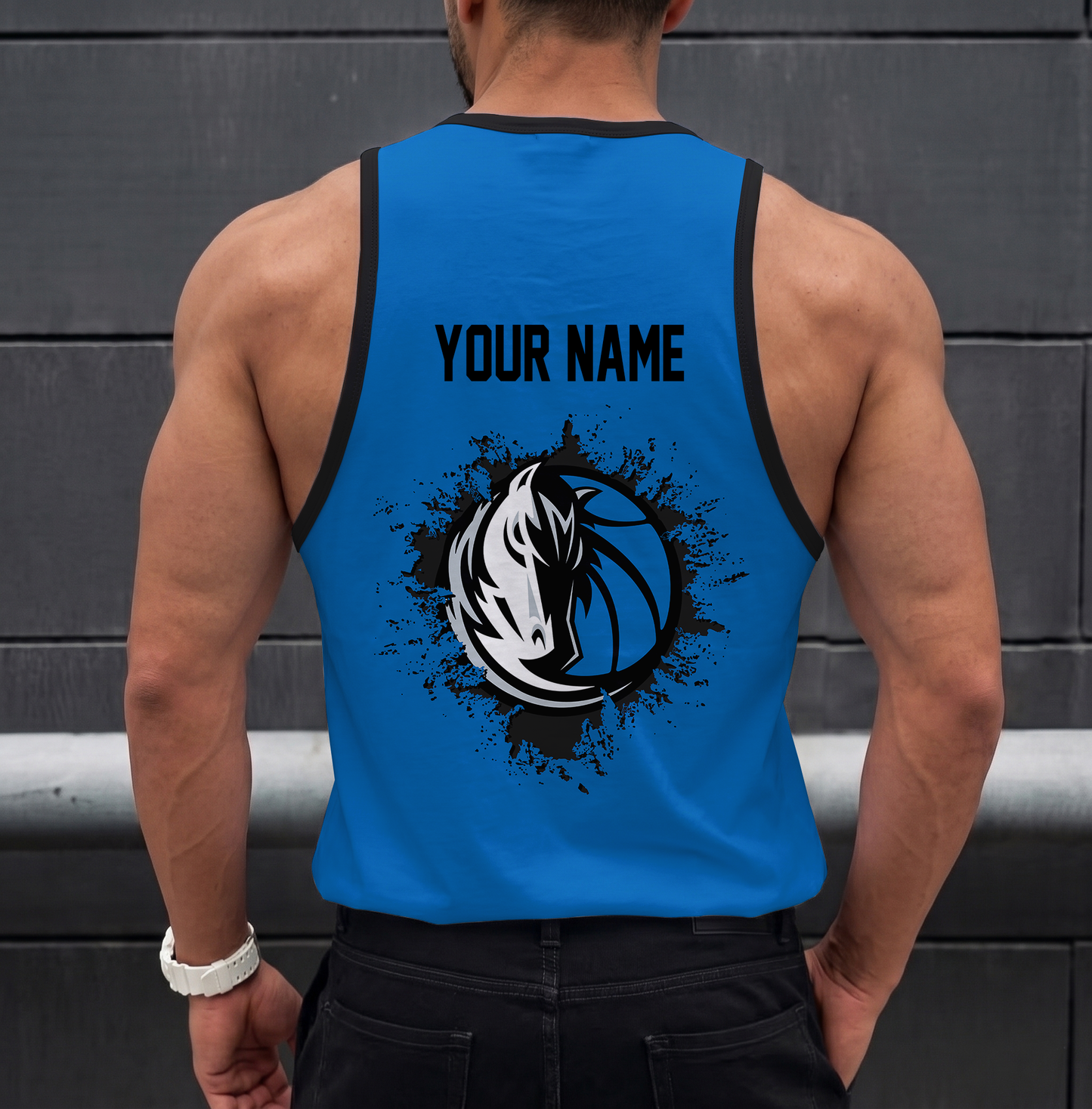 LIMITED EDITION - NEW CUSTOMIZED NBA18 DMA DALLAS MAVERICKS UNISEX TANK TOP