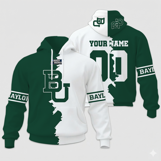 LIMITED EDITION - NEW CUSTOMIZED NCAA MAM18 BAB BA BEARS UNISEX HOODIE & ZIP HOODIE