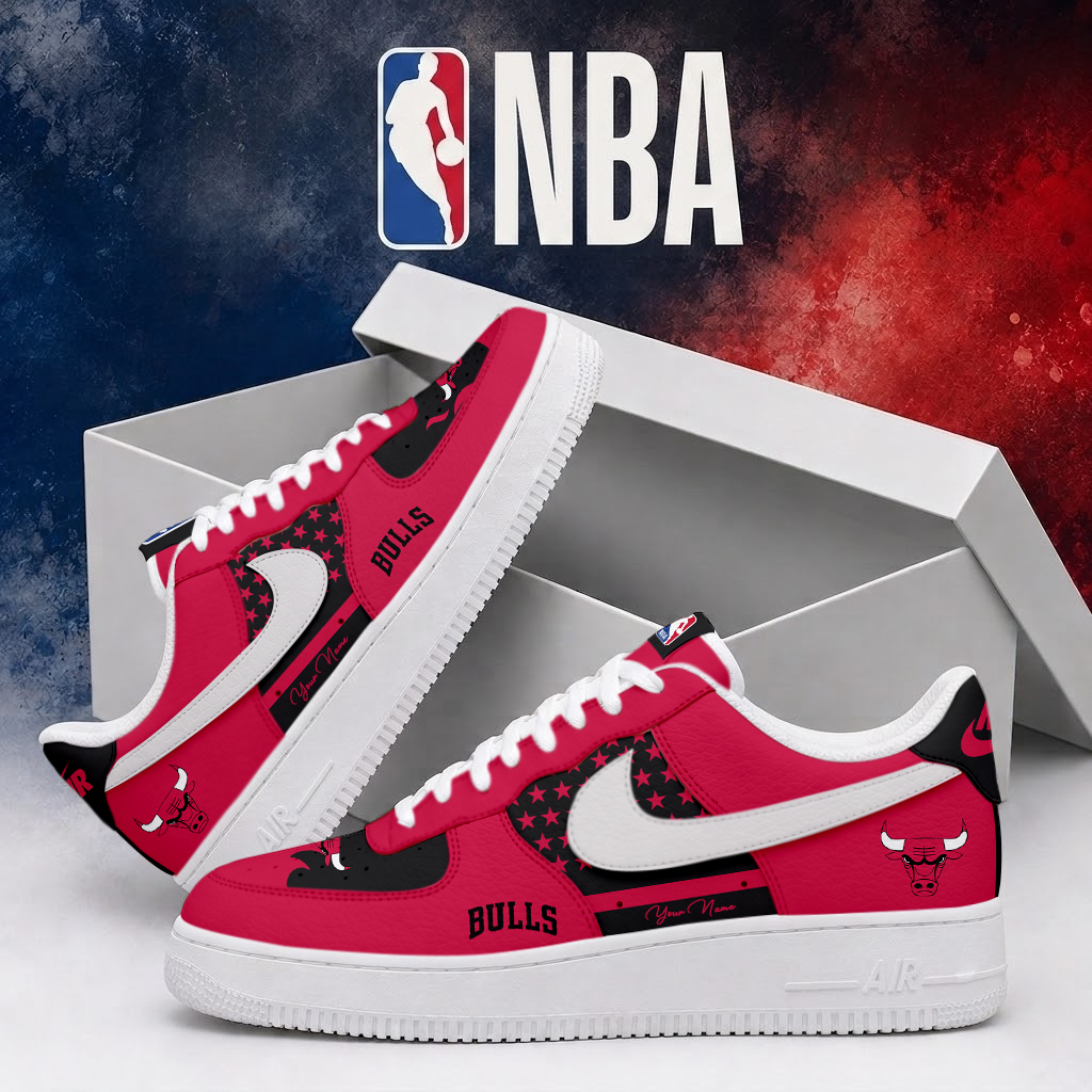 LIMITED EDITION - NEW CUSTOMIZED NBA19 CBU CHICAGO BULLS AF1 SHOES