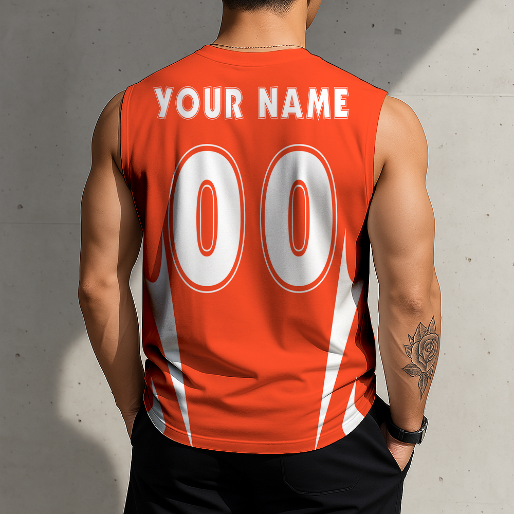 LIMITED DROP - NEW CUSTOMIZED | NCAA MAM19 SYO SY ORANGE MEN'S GYM SHIRT