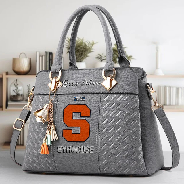 LIMITED EDITION - NEW CUSTOMIZED MAM NCAA19 SYO SY ORANGE ZIP HANDBAG MULTICOLOR