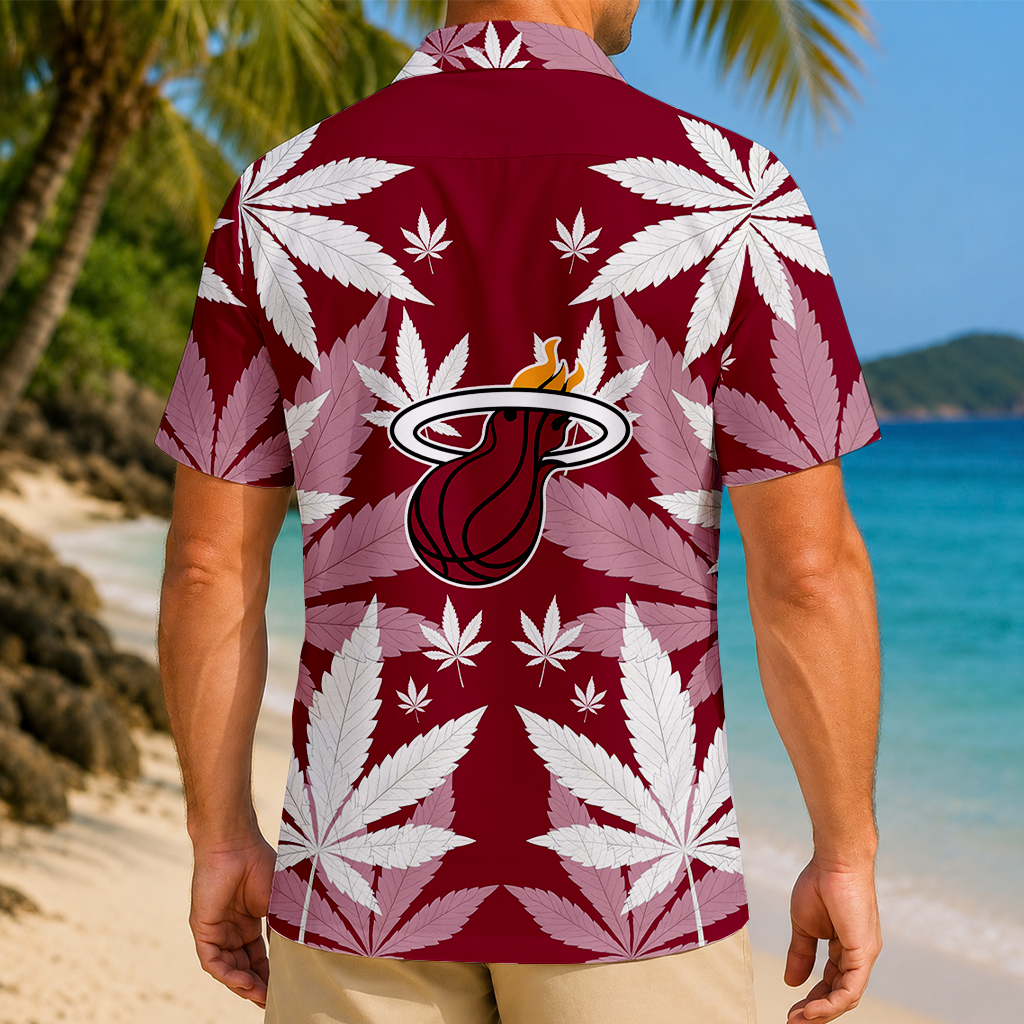 LIMITED EDITION - NEW CUSTOMIZED NBA20 MHE MIAMI HEAT UNISEX HAWAIIAN SHIRT