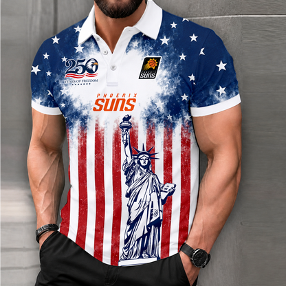 LIMITED EDITION - NEW CUSTOMIZED NBA21 PSU PHOENIX SUNS POLO SHIRT, ZIP POLO SHIRT & T-SHIRTS