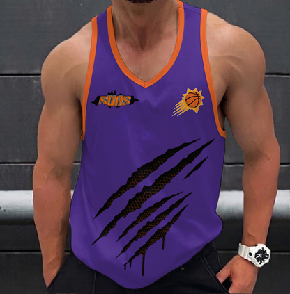 LIMITED EDITION - NEW CUSTOMIZED NBA21 PSU PHOENIX SUNS UNISEX TANK TOP