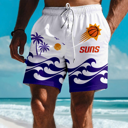 LIMITED EDITION - NEW CUSTOMIZED NBA21 PSU PHOENIX SUNS SHORT PANTS