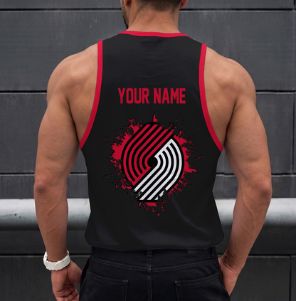 LIMITED EDITION - NEW CUSTOMIZED NBA22 PTB PORTLAND TRAIL BLAZERS UNISEX TANK TOP