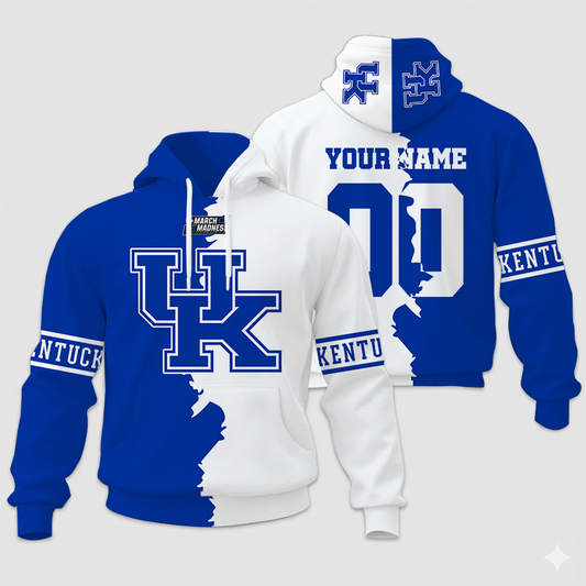 LIMITED EDITION - NEW CUSTOMIZED NCAA MAM22 KEW KE WILDCATS UNISEX HOODIE & ZIP HOODIE