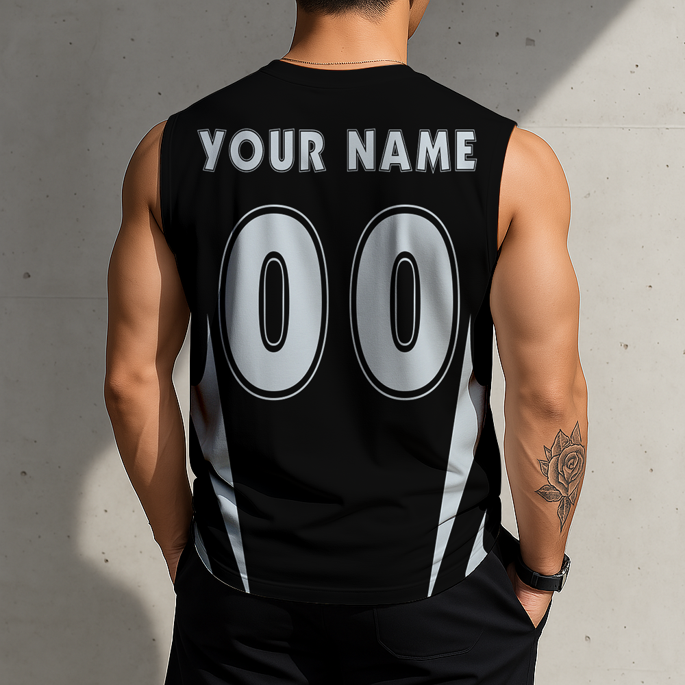 LIMITED EDITION - NEW CUSTOMIZED NBA23 SAS SAN ANTONIO SPURS MEN'S GYM SHIRT